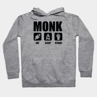 MONK Eat Sleep Strike Hoodie